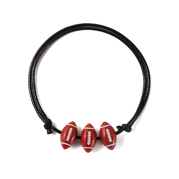 PandaHall Black, show in picture 1Woven bracelet, Basketball, Football, and Rugby Beaded Bracelet Fibre Black
PandaHall Black, show in picture 1Woven bracelet, Basketball, Football, and Rugby Beaded Bracelet Fibre Black