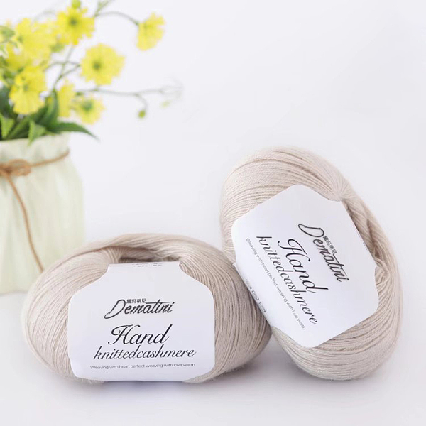 PandaHall Wool Yarn for Sweater Hat, 4-Strands Wool Threads for Knitting Crochet Supplies, WhiteSmoke, about 656.17 Yards(600m)/Roll Wool..., White
PandaHall Wool Yarn for Sweater Hat, 4-Strands Wool Threads for Knitting Crochet Supplies, WhiteSmoke, about 656.17 Yards(600m)/Roll Wool..., White
