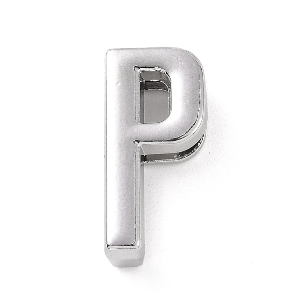 PandaHall Alloy Letter Slide Charms, Platinum, Letter.P, 20.5~21x6~10.5x6.5mm, Hole: 17.5~18x2.5mm Alloy Letter P
PandaHall Alloy Letter Slide Charms, Platinum, Letter.P, 20.5~21x6~10.5x6.5mm, Hole: 17.5~18x2.5mm Alloy Letter P