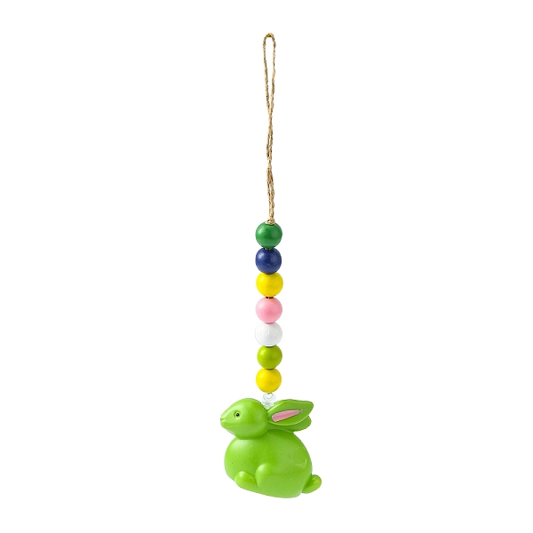PandaHall Easter Theme Plastic Rabbit Pendant Decorations, with Hemp Rope & Wooden Beads, Yellow Green, 260mm Plastic Rabbit
PandaHall Easter Theme Plastic Rabbit Pendant Decorations, with Hemp Rope & Wooden Beads, Yellow Green, 260mm Plastic Rabbit