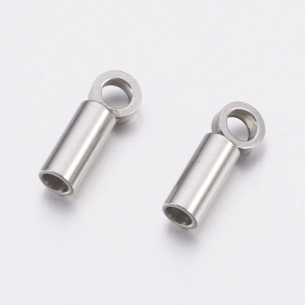 PandaHall 304 Stainless Steel Cord Ends, End Caps, Stainless Steel Color, 7x2mm, Hole: 1.4mm, Inner Diameter: 1.2mm 304 Stainless Steel
PandaHall 304 Stainless Steel Cord Ends, End Caps, Stainless Steel Color, 7x2mm, Hole: 1.4mm, Inner Diameter: 1.2mm 304 Stainless Steel