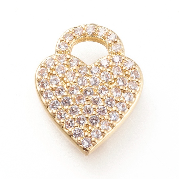 PandaHall Brass Micro Pave Clear Cubic Zirconia Pendants, Long-Lasting Plated, Heart, Golden, 15.5x12x2mm, Hole: 3x4mm Brass+Cubic Zirconia...
PandaHall Brass Micro Pave Clear Cubic Zirconia Pendants, Long-Lasting Plated, Heart, Golden, 15.5x12x2mm, Hole: 3x4mm Brass+Cubic Zirconia...