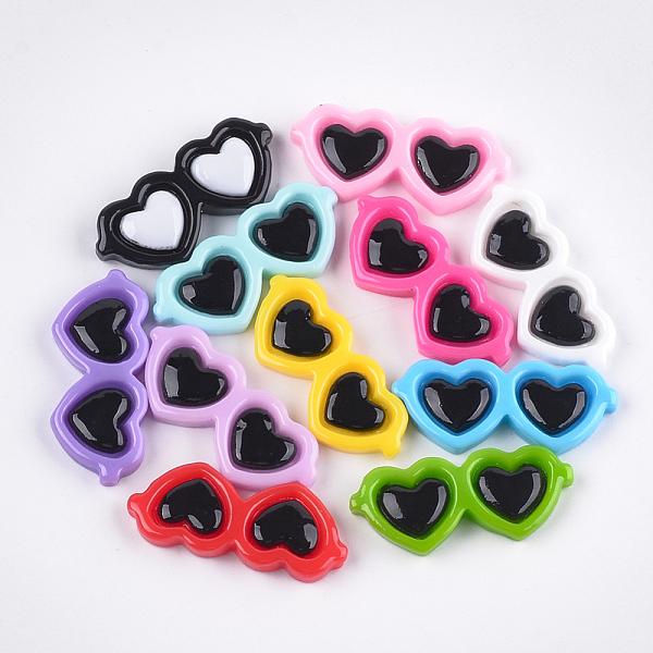 PandaHall Resin Cabochons, Heart Glasses, Mixed Color, 29.5x12.5x3.5mm Resin Glasses Multicolor
PandaHall Resin Cabochons, Heart Glasses, Mixed Color, 29.5x12.5x3.5mm Resin Glasses Multicolor