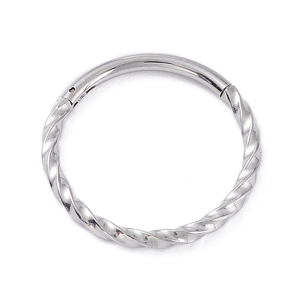 PandaHall Twisted Ring Hoop Earrings for Girl Women, Chunky 304 Stainless Steel Earrings, Stainless Steel Color, 14.7x1.2mm, 16 Gauge(1.3mm)...
PandaHall Twisted Ring Hoop Earrings for Girl Women, Chunky 304 Stainless Steel Earrings, Stainless Steel Color, 14.7x1.2mm, 16 Gauge(1.3mm)...