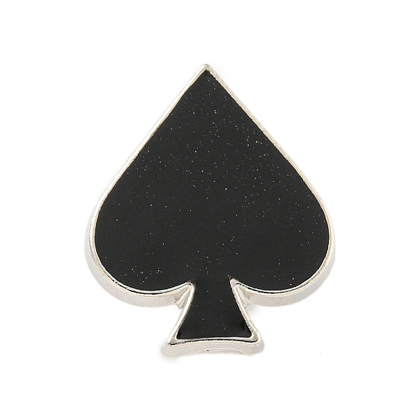 PandaHall Poker Black Alloy Brooches, Enamel Pins for Clothes Backpack, Spade, Black, 20.5x17x2mm Alloy+Enamel Black
PandaHall Poker Black Alloy Brooches, Enamel Pins for Clothes Backpack, Spade, Black, 20.5x17x2mm Alloy+Enamel Black
