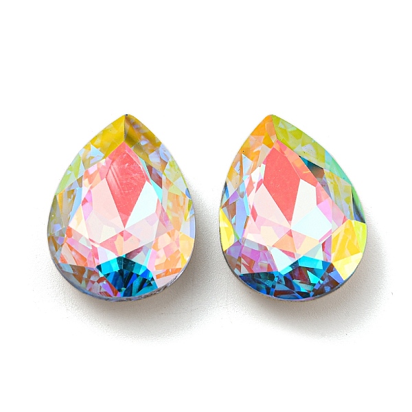 PandaHall Glass Rhinestone Cabochons, Point Back & Back Plated, Faceted, Teardrop, Aquamarine AB, 25x18x7mm Glass Rhinestone Teardrop Cyan
PandaHall Glass Rhinestone Cabochons, Point Back & Back Plated, Faceted, Teardrop, Aquamarine AB, 25x18x7mm Glass Rhinestone Teardrop Cyan