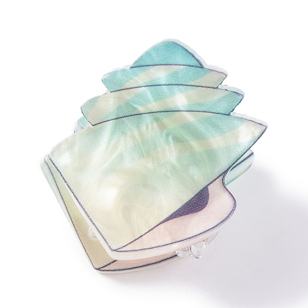 PandaHall Cute Mini Conch Acrylic Claw Hair Clips, Hair Accessories for Girls, Pale Turquoise, 27x25x24mm Acrylic Shell Shape
PandaHall Cute Mini Conch Acrylic Claw Hair Clips, Hair Accessories for Girls, Pale Turquoise, 27x25x24mm Acrylic Shell Shape