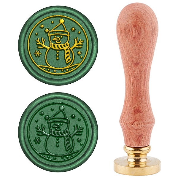 PandaHall DIY Scrapbook, Brass Wax Seal Stamp and Wood Handle Sets, Snowman, Golden, 8.9x2.5cm, Stamps: 25x14.5mm Brass
PandaHall DIY Scrapbook, Brass Wax Seal Stamp and Wood Handle Sets, Snowman, Golden, 8.9x2.5cm, Stamps: 25x14.5mm Brass