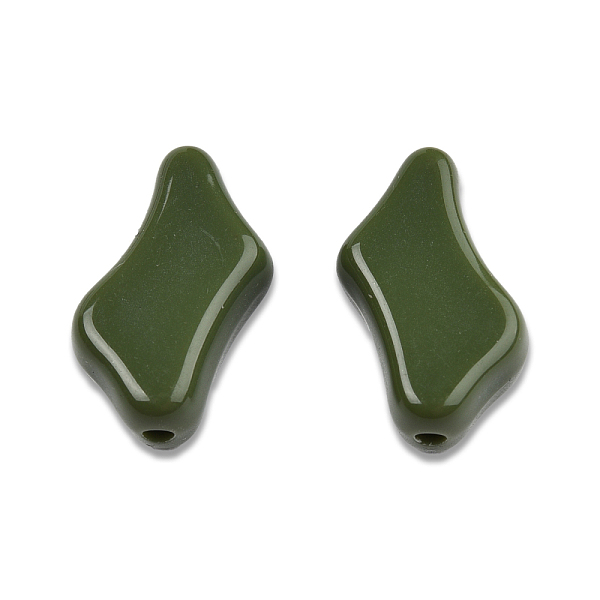PandaHall Opaque Acrylic Beads, Nuggets, Dark Olive Green, 21x13x7mm, Hole: 1.6~1.8mm, about 450pcs/500g Acrylic Nuggets
PandaHall Opaque Acrylic Beads, Nuggets, Dark Olive Green, 21x13x7mm, Hole: 1.6~1.8mm, about 450pcs/500g Acrylic Nuggets
