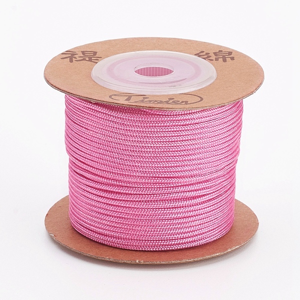 PandaHall Nylon Cords, String Threads Cords, Round, Pearl Pink, 1.5mm, about 25m/roll Nylon Pink
PandaHall Nylon Cords, String Threads Cords, Round, Pearl Pink, 1.5mm, about 25m/roll Nylon Pink