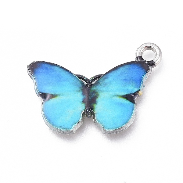 PandaHall Alloy Enamel Pendants, Cadmium Free & Lead Free, Butterfly, Platinum, Turquoise, 20x12.5x2.2mm, Hole: 1.6mm Alloy+Enamel Butterfly..., Green
PandaHall Alloy Enamel Pendants, Cadmium Free & Lead Free, Butterfly, Platinum, Turquoise, 20x12.5x2.2mm, Hole: 1.6mm Alloy+Enamel Butterfly..., Green