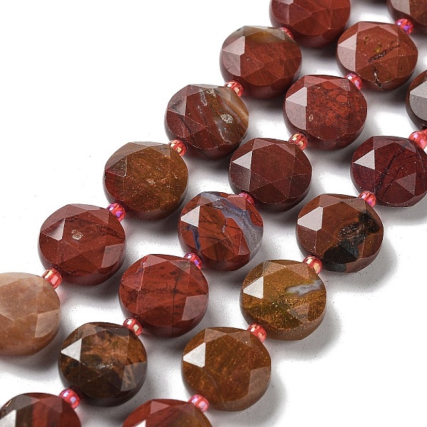 PandaHall Natural Red Agate Beads Strands, with Seed Beads, Faceted Hexagonal Cut, Flat Round, 12~12.5x5~6mm, Hole: 1.2~1.4mm, about...
PandaHall Natural Red Agate Beads Strands, with Seed Beads, Faceted Hexagonal Cut, Flat Round, 12~12.5x5~6mm, Hole: 1.2~1.4mm, about...