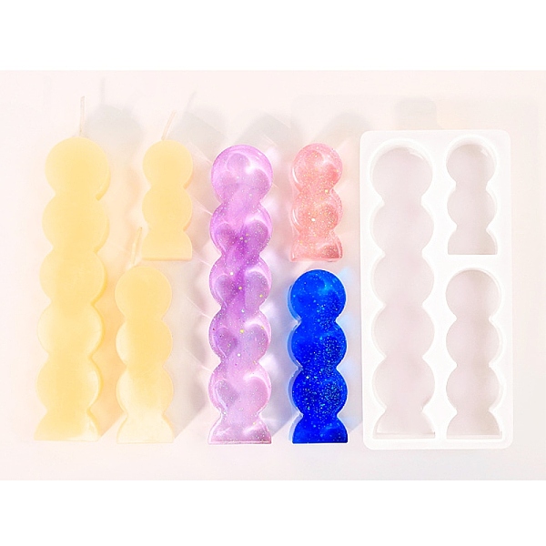 PandaHall DIY Candle Silicone Molds, for Candle Making, Round, 15x6.7x2.1cm, Inner Diameter: 5.6~14.1x2.4~2.8cm Silicone Round White
PandaHall DIY Candle Silicone Molds, for Candle Making, Round, 15x6.7x2.1cm, Inner Diameter: 5.6~14.1x2.4~2.8cm Silicone Round White