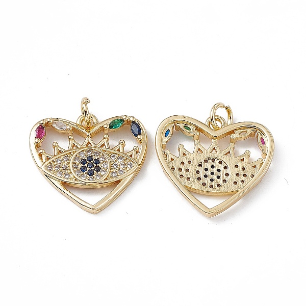 PandaHall Brass Colorful Cubic Zirconia Pendant, Heart Charms, Real 18K Gold Plated, 18.5x20x3mm, Hole: 3mm Brass+Cubic Zirconia Heart
PandaHall Brass Colorful Cubic Zirconia Pendant, Heart Charms, Real 18K Gold Plated, 18.5x20x3mm, Hole: 3mm Brass+Cubic Zirconia Heart