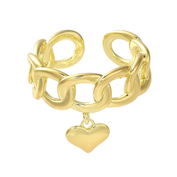 PandaHall Open Brass Rings, Real 18K Gold Plated, Heart Charms, Real 18K Gold Plated, Inner Diameter: US Size 7 1/4(17.5mm) Brass Heart
PandaHall Open Brass Rings, Real 18K Gold Plated, Heart Charms, Real 18K Gold Plated, Inner Diameter: US Size 7 1/4(17.5mm) Brass Heart