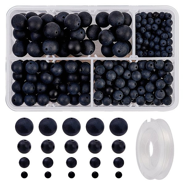 PandaHall DIY Natural Black Agate Stretch Bracelets Making Kits, include Frosted Round Beads, Elastic Thread, 4mm/6mm/8mm/10mm, Hole: 1mm...
PandaHall DIY Natural Black Agate Stretch Bracelets Making Kits, include Frosted Round Beads, Elastic Thread, 4mm/6mm/8mm/10mm, Hole: 1mm...