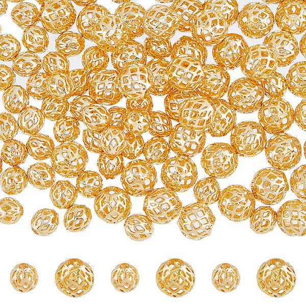 PandaHall DICOSMETIC 100Pcs 2 Styles Brass Beads, Long-Lasting Plated, Hollow, Round, Real 18K Gold Plated, 6~8x6~7.5mm, Hole: 1.6~3mm...
PandaHall DICOSMETIC 100Pcs 2 Styles Brass Beads, Long-Lasting Plated, Hollow, Round, Real 18K Gold Plated, 6~8x6~7.5mm, Hole: 1.6~3mm...