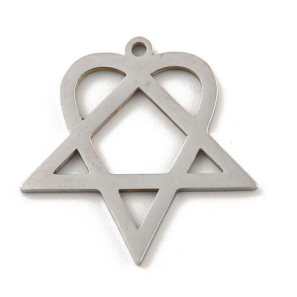 PandaHall 304 Stainless Steel Pendants, Laser Cut, Triangle with Heart Charm, Stainless Steel Color, 24x24x1mm, Hole: 1.5mm 304 Stainless...
PandaHall 304 Stainless Steel Pendants, Laser Cut, Triangle with Heart Charm, Stainless Steel Color, 24x24x1mm, Hole: 1.5mm 304 Stainless...
