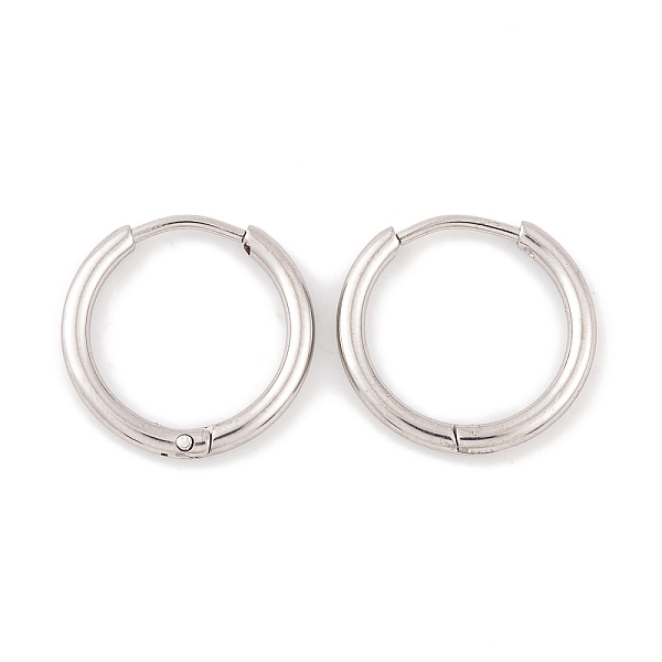 PandaHall Round Ring 304 Stainless Steel Hoop Earrings for Women, Stainless Steel Color, 15.5~16.5x16~17x2mm 304 Stainless Steel Ring
PandaHall Round Ring 304 Stainless Steel Hoop Earrings for Women, Stainless Steel Color, 15.5~16.5x16~17x2mm 304 Stainless Steel Ring