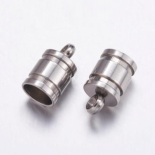 PandaHall 201 Stainless Steel Cord Ends, Stainless Steel Color, 10x6mm, Hole: 2mm, 5mm Inner Diameter 201 Stainless Steel
PandaHall 201 Stainless Steel Cord Ends, Stainless Steel Color, 10x6mm, Hole: 2mm, 5mm Inner Diameter 201 Stainless Steel
