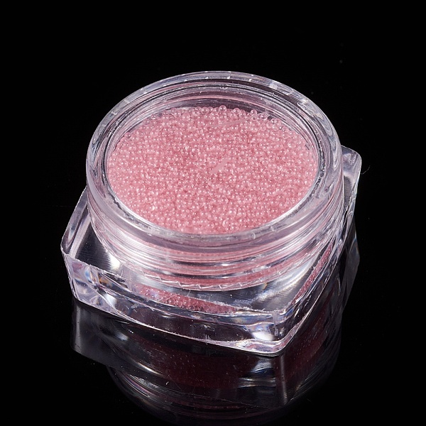 PandaHall Transparent DIY 3D Nail Art Decoration Mini Glass Beads, Tiny Caviar Nail Beads, Flamingo, 0.6~0.9mm, about 6g/box Glass Round..., Pink
PandaHall Transparent DIY 3D Nail Art Decoration Mini Glass Beads, Tiny Caviar Nail Beads, Flamingo, 0.6~0.9mm, about 6g/box Glass Round..., Pink