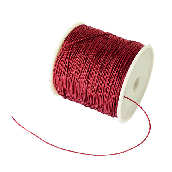 PandaHall Braided Nylon Thread, Chinese Knotting Cord Beading Cord for Beading Jewelry Making, FireBrick, 0.8mm, about 100yards/roll Nylon..., Red
PandaHall Braided Nylon Thread, Chinese Knotting Cord Beading Cord for Beading Jewelry Making, FireBrick, 0.8mm, about 100yards/roll Nylon..., Red