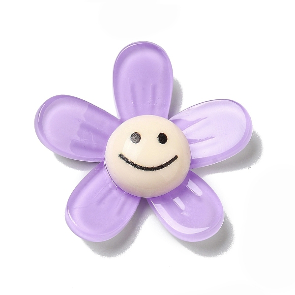 PandaHall Acrylic Cabochons, Flower with Smiling Face, Lilac, 34x35.5x8mm Acrylic Flower Purple
PandaHall Acrylic Cabochons, Flower with Smiling Face, Lilac, 34x35.5x8mm Acrylic Flower Purple