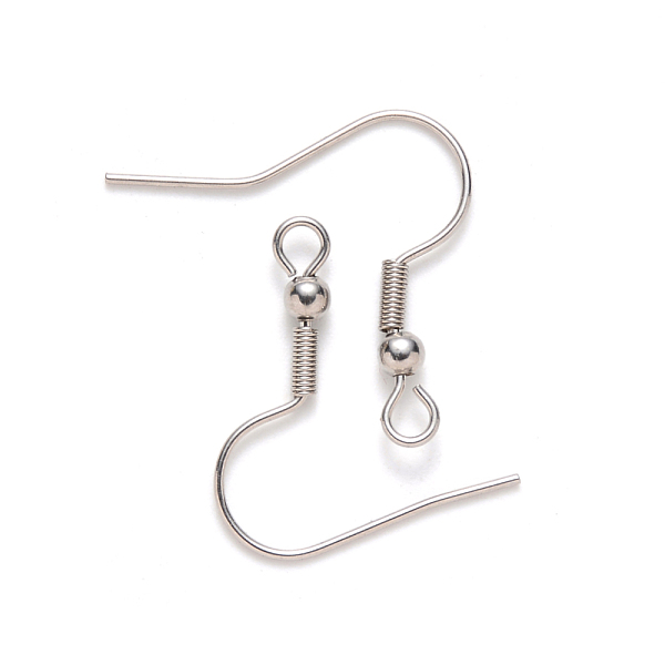 PandaHall 304 Stainless Steel Earring Hooks, Ear Wire, with Horizontal Loop, Stainless Steel Color, 20~22x22mm, Hole: 2mm, Pin: 0.7mm 304...
PandaHall 304 Stainless Steel Earring Hooks, Ear Wire, with Horizontal Loop, Stainless Steel Color, 20~22x22mm, Hole: 2mm, Pin: 0.7mm 304...