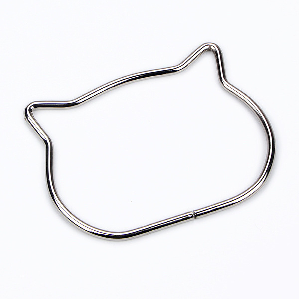PandaHall Alloy Bag Handles, Cat Head, Bag Replacement Accessories, Platinum, 7.3x10.5x0.5cm Alloy
PandaHall Alloy Bag Handles, Cat Head, Bag Replacement Accessories, Platinum, 7.3x10.5x0.5cm Alloy