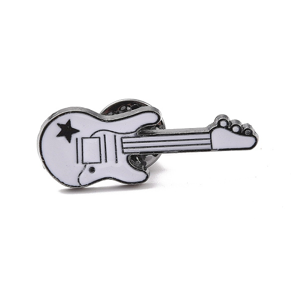 PandaHall Guitar Enamel Pin, Musical Instruments Alloy Badge for Backpack Clothes, Gunmetal, White, 33.5x12.5x1.5mm Alloy+Enamel White
PandaHall Guitar Enamel Pin, Musical Instruments Alloy Badge for Backpack Clothes, Gunmetal, White, 33.5x12.5x1.5mm Alloy+Enamel White