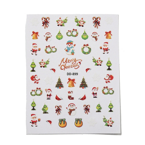PandaHall Christmas Theme Nail Decals Stickers, PET Self-adhesive Nail Art Supplies, for Woman Girls DIY Nail Art Design, Mixed Shapes...
PandaHall Christmas Theme Nail Decals Stickers, PET Self-adhesive Nail Art Supplies, for Woman Girls DIY Nail Art Design, Mixed Shapes...