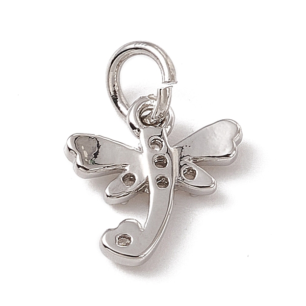 PandaHall Brass Micro Pave Cubic Zirconia Charms, with Jump Rings, Dragonfly with Heart Charms, Platinum, 10x10x2mm, Hole: 3.4mm Brass+Cubic..., Clear
PandaHall Brass Micro Pave Cubic Zirconia Charms, with Jump Rings, Dragonfly with Heart Charms, Platinum, 10x10x2mm, Hole: 3.4mm Brass+Cubic..., Clear