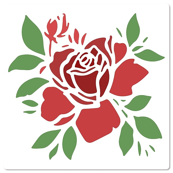 PandaHall GORGECRAFT Rose Stencil Templates Large Flower Leaves Stencil Bloom Floral Pattern Reusable Square Plastic Painting Stencils Sign...
PandaHall GORGECRAFT Rose Stencil Templates Large Flower Leaves Stencil Bloom Floral Pattern Reusable Square Plastic Painting Stencils Sign...
