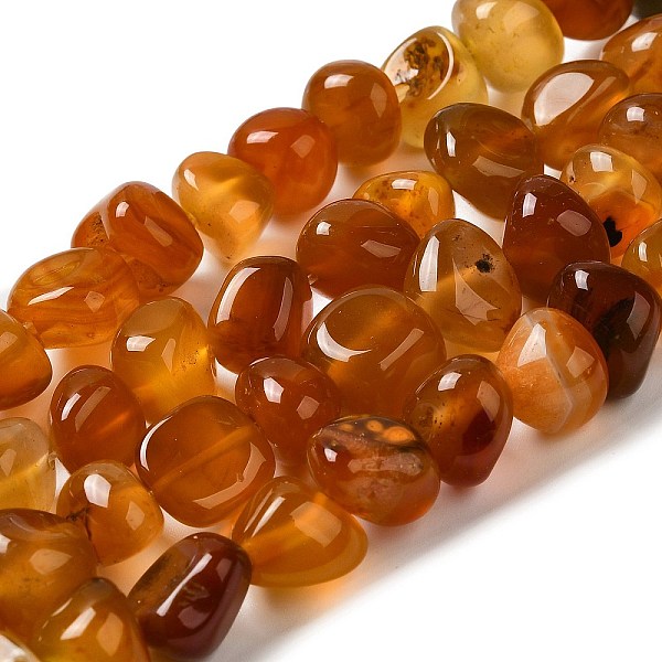 PandaHall Natural Agate Beads Strands, Dyed & Heated, Nuggets, Tumbled Stone, Dark Orange, 6.5~13x10~13x1.5~11mm, Hole: 1.6mm, about...
PandaHall Natural Agate Beads Strands, Dyed & Heated, Nuggets, Tumbled Stone, Dark Orange, 6.5~13x10~13x1.5~11mm, Hole: 1.6mm, about...