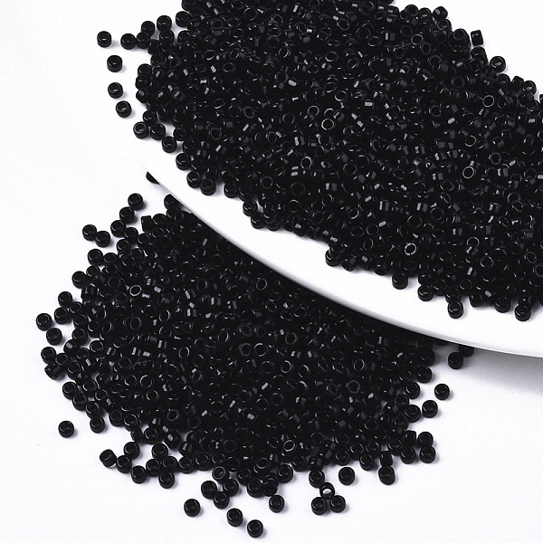 PandaHall Opaque Glass Seed Beads, Fit for Machine Eembroidery, Round, Black, 2.5x1.5mm, Hole: 1mm, about 20000pcs/bag Glass Black
PandaHall Opaque Glass Seed Beads, Fit for Machine Eembroidery, Round, Black, 2.5x1.5mm, Hole: 1mm, about 20000pcs/bag Glass Black