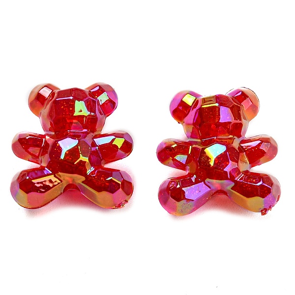 PandaHall UV Plating Acrylic Faceted Beads, AB Color Plated, Iridescent Bear, Red, 18.5x17x12mm, Hole: 2.2mm Acrylic Bear Red
PandaHall UV Plating Acrylic Faceted Beads, AB Color Plated, Iridescent Bear, Red, 18.5x17x12mm, Hole: 2.2mm Acrylic Bear Red