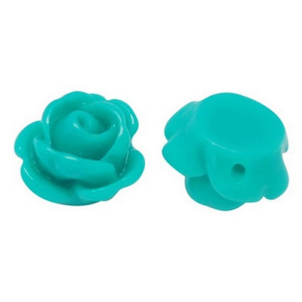 PandaHall Rose Flower Opaque Resin Beads, Light Sea Green, 9x7mm, Hole: 1mm Resin Flower Green
PandaHall Rose Flower Opaque Resin Beads, Light Sea Green, 9x7mm, Hole: 1mm Resin Flower Green