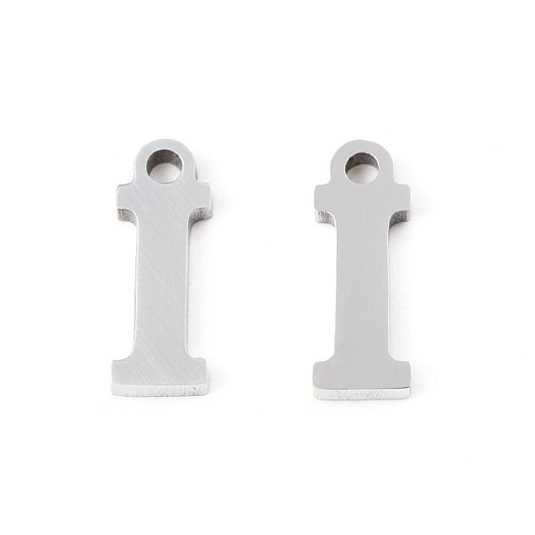 PandaHall 201 Stainless Steel Charms, Alphabet, Letter.I, 8.5x3x1mm, Hole: 1mm 201 Stainless Steel Letter I
PandaHall 201 Stainless Steel Charms, Alphabet, Letter.I, 8.5x3x1mm, Hole: 1mm 201 Stainless Steel Letter I