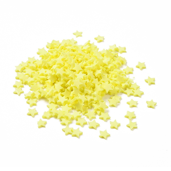 PandaHall Handmade Polymer Clay Cabochons, Star, Yellow, 5x5x1mm Polymer Clay Star Yellow
PandaHall Handmade Polymer Clay Cabochons, Star, Yellow, 5x5x1mm Polymer Clay Star Yellow