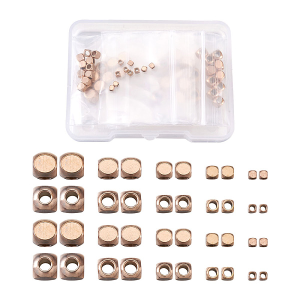 PandaHall Vacuum Plating 304 Stainless Steel Beads, Cube, Rose Gold, 4x4x4mm, Hole: 2.5mm, 50pcs/box 304 Stainless Steel Cube
PandaHall Vacuum Plating 304 Stainless Steel Beads, Cube, Rose Gold, 4x4x4mm, Hole: 2.5mm, 50pcs/box 304 Stainless Steel Cube