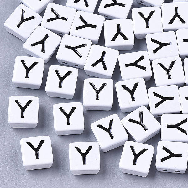 PandaHall Spray Painted Alloy Multi-Strand Links, Cadmium Free & Lead Free, For Tile Elastic Bracelets Making, Square with Letter, Letter.Y..., White
PandaHall Spray Painted Alloy Multi-Strand Links, Cadmium Free & Lead Free, For Tile Elastic Bracelets Making, Square with Letter, Letter.Y..., White