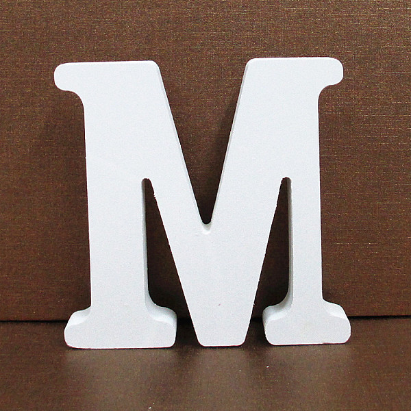 PandaHall Letter Wooden Ornaments, for Home Wedding Decoration Shooting Props, Letter.M, 100x100x15mm Wood Letter M White
PandaHall Letter Wooden Ornaments, for Home Wedding Decoration Shooting Props, Letter.M, 100x100x15mm Wood Letter M White