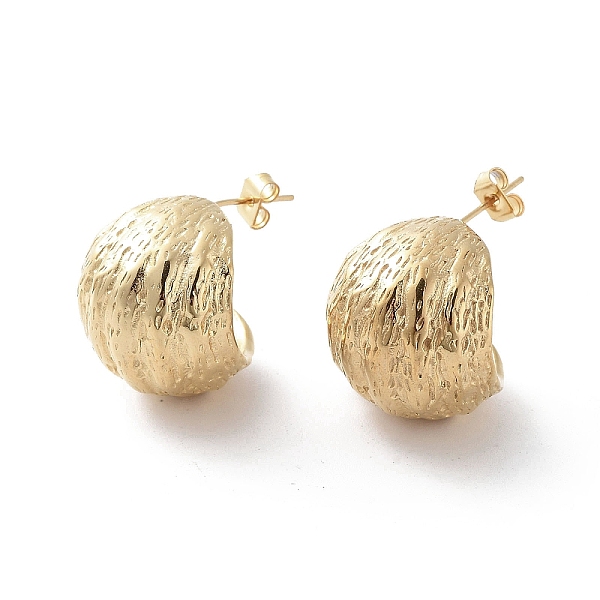 PandaHall Vacuum Plating 304 Stainless Steel Round Stud Earrings, Half Hoop Earrings, Golden, 19x18mm 304 Stainless Steel Round
PandaHall Vacuum Plating 304 Stainless Steel Round Stud Earrings, Half Hoop Earrings, Golden, 19x18mm 304 Stainless Steel Round