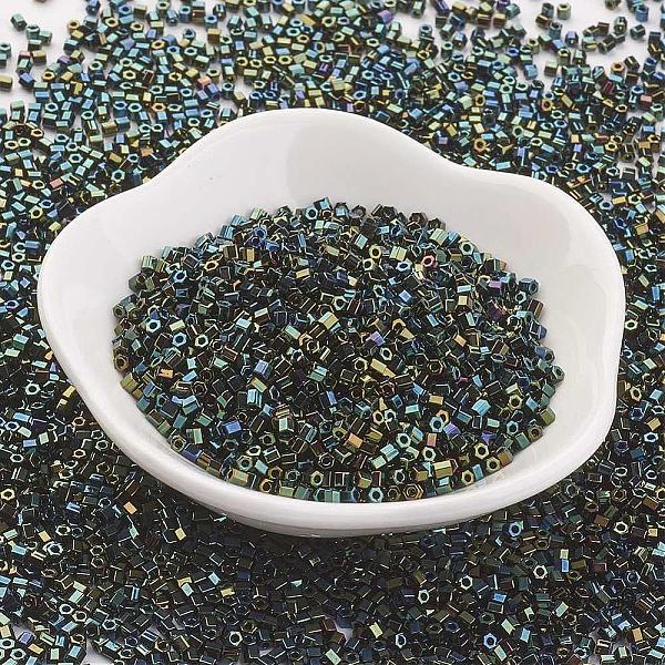 PandaHall TOHO Japanese Seed Beads, 11/0, Two Cut Hexagon, (84) Metallic Iris Green/Brown, 2x2mm, Hole: 0.6mm, about 44000pcs/pound Glass..., Gray
PandaHall TOHO Japanese Seed Beads, 11/0, Two Cut Hexagon, (84) Metallic Iris Green/Brown, 2x2mm, Hole: 0.6mm, about 44000pcs/pound Glass..., Gray