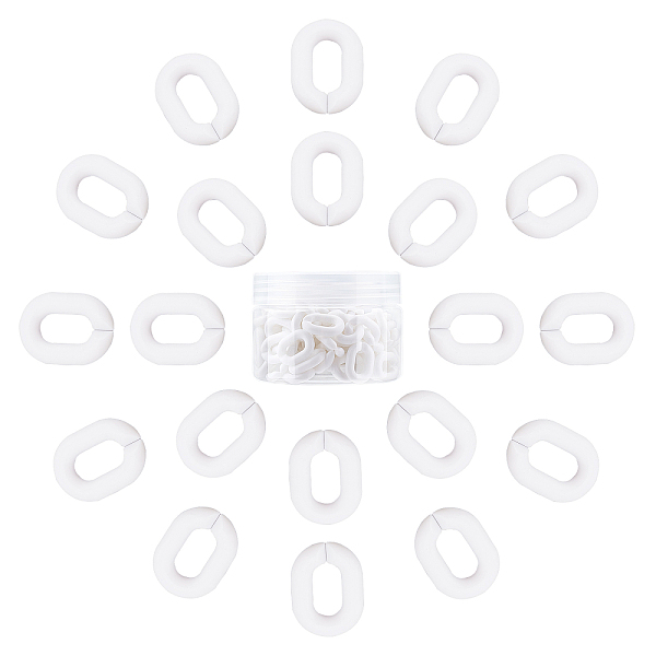 PandaHall Gorgecraft Acrylic Linking Rings, Quick Link Connectors, For Jewelry Chains Making, Oval, White, 19x14x4.5mm, Hole: 11x5.5mm...
PandaHall Gorgecraft Acrylic Linking Rings, Quick Link Connectors, For Jewelry Chains Making, Oval, White, 19x14x4.5mm, Hole: 11x5.5mm...
