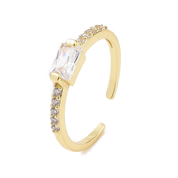 PandaHall Clear Cubic Zirconia Rectangle Open Cuff Ring, Brass Jewelry for Women, Real 18K Gold Plated, Inner Diameter: 17mm Brass+Cubic...
PandaHall Clear Cubic Zirconia Rectangle Open Cuff Ring, Brass Jewelry for Women, Real 18K Gold Plated, Inner Diameter: 17mm Brass+Cubic...