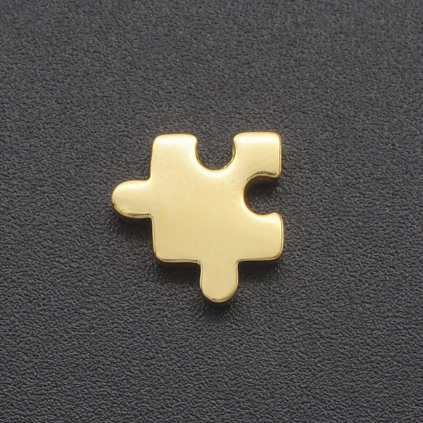 PandaHall 201 Stainless Steel Charms, for Simple Necklaces Making, Laser Cut, Puzzle Piece, Golden, 10x10x3mm, Hole: 1.8mm 201 Stainless...
PandaHall 201 Stainless Steel Charms, for Simple Necklaces Making, Laser Cut, Puzzle Piece, Golden, 10x10x3mm, Hole: 1.8mm 201 Stainless...