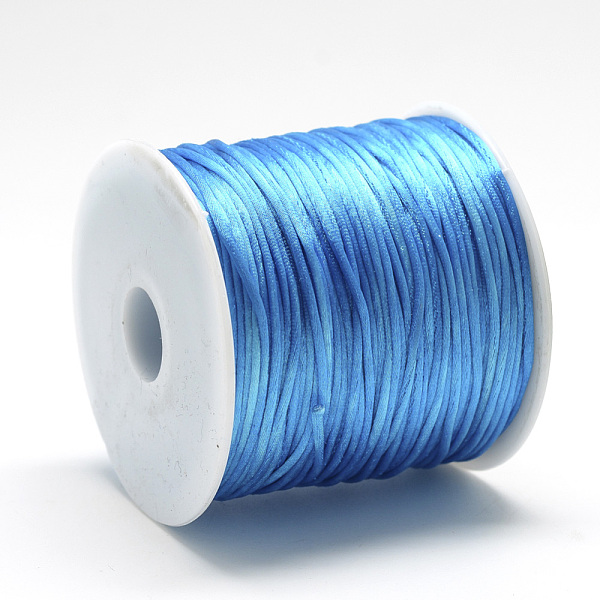PandaHall Nylon Thread, Rattail Satin Cord, Dodger Blue, about 1mm, about 76.55 yards(70m)/roll Nylon Blue
PandaHall Nylon Thread, Rattail Satin Cord, Dodger Blue, about 1mm, about 76.55 yards(70m)/roll Nylon Blue