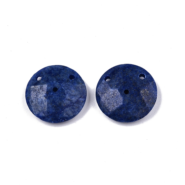 PandaHall Natural Dyed Lapis Lazuli Connector Charms, Faceted, Flat Round, 20x6~7mm, Hole: 1.4mm, Half Hole: 1.5mm Lapis Lazuli Flat Round
PandaHall Natural Dyed Lapis Lazuli Connector Charms, Faceted, Flat Round, 20x6~7mm, Hole: 1.4mm, Half Hole: 1.5mm Lapis Lazuli Flat Round