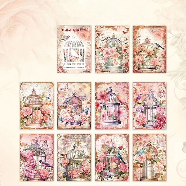 PandaHall 30Pcs Scrapbook Paper Pads, for DIY Album Scrapbook, Greeting Card, Background Paper, Rectangle with Birds, Pink, 115x173x4mm...
PandaHall 30Pcs Scrapbook Paper Pads, for DIY Album Scrapbook, Greeting Card, Background Paper, Rectangle with Birds, Pink, 115x173x4mm...